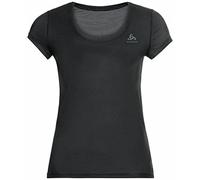 Odlo Maillot de corps femmes Active F-Dry Light, T-shirt fonctionnel à manches courtes, Noir XS