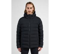 Odlo Veste à capuche avec isolation en duvet recyclé Ascent N-Thermic pour homme, XXL, noir