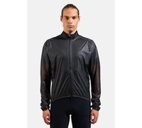 Odlo Veste de cyclisme Zeroweight Dual Dry Waterproof pour homme, S, noir