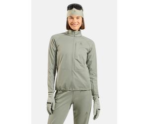 Odlo Veste de ski de fond coupe-vent Zeroweight Elite pour femme, M, vert