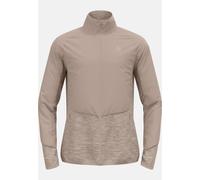 Odlo Veste Hybride Run Easy Warm Pour Homme, Xl, Beige