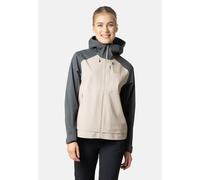 Odlo Veste imperméable Ascent 3L pour femme, S, beige