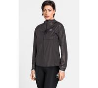 Odlo Veste imperméable pour la course à pied Performance Knit Zeroweight Dual Dry pour femme, XL, black