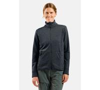 Odlo Veste multisport à zip intégral en polaire à structure quadrillée Essentials pour femme, S, noir