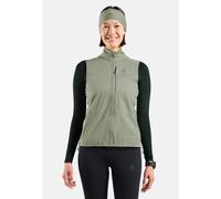 Odlo Veste sans manches de running en softshell Zeroweight Warm 2.0 pour femme, M, vert