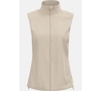 Odlo Veste sans manches de running en softshell Zeroweight Warm 2.0 pour femme, S, beige