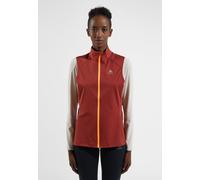 Odlo Veste sans manches de running Zeroweight Warm pour femme, L, rouge