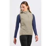 Odlo Veste sans manches isolée Ascent Hybrid pour femme - Randonnée - beige, L
