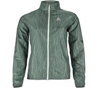 Odlo Veste de running imprimée Zeroweight pour femme, XS, green
