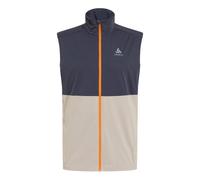 Odlo Warm Gilets de course Hommes - gris clair, gris foncé, Taille L