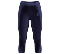 Odlo - Women's BL Bottom 3/4 Performance Warm Blackcomb - Sous-vêtement synthétique - XS - skipper blue