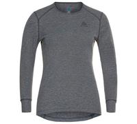 Odlo - Women's BL Top Crew Neck L/S Active Warm Eco - Sous-vêtement synthétique - XXL - odlo steel grey melange