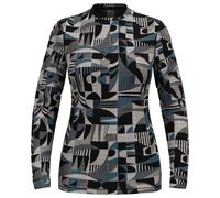 Odlo - Women's BL Top Crew Neck L/S Merino Heritage - Sous-vêtement mérinos - L - provincial blue / black
