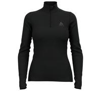 Odlo - Women's BL Top Turtle Neck L/S Half Zip Merino 2 - Sous-vêtement mérinos - L - black