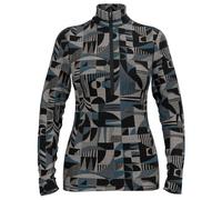 Odlo - Women's Merino Heritage Bl Turtle Neck L/S 1/2 Zip - Sous-vêtement mérinos - M - provincial blue / black