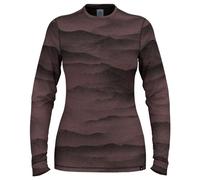 Odlo - Women's Merino Ridgelines Bl Top Crew Neck L/S - Sous-vêtement mérinos - M - fudge / black