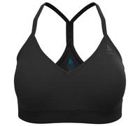 Odlo - Brassière en laine de mérinos - Sport Bra Merino Soft W Black pour Femme en Laine - Taille L - Noir Noir L