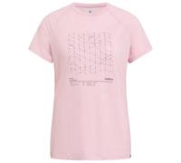 Odlo - Women's Merino Tencel Hyper Map Crew Neck S/S - Haut en mérinos - XS - hyper pink