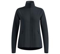 Odlo - Women's Mid Layer Full Zip Grid Fleece - Veste polaire - XXS - black melange