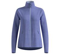 Odlo - Women's Mid Layer Full Zip Grid Fleece - Veste polaire - XXS - blue heron melange