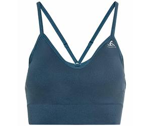 Odlo Women's PADDED SEAMLESS SOFT 20 Sports Bra, blue wing teal, XS