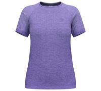 Odlo - Women's T-Shirt S/S Crew Neck Essential Seamless - T-shirt technique - L - afterparty melange