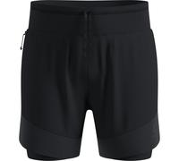 Odlo - Short léger et résistant de trail running - X-Alp Trail 6" M Black pour Homme - Taille L - Noir Noir L