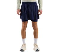 Short 2 en 1 odlo zeroweight 5 bleu fonce
