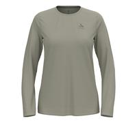 Odlo T-shirt manches longues Zeroweight Chill-tec Beige/Gris Femme Taille S