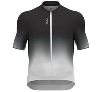 ODLO Zeroweight Chill-tec Print S/u Collar S/s Full Zip - Homme - Noir - taille XL- modèle 2024