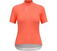 ODLO Zeroweight Chill-tec S/u Collar S/s Full Zip W - Femme - Orange - taille M- modèle 2024