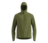 Odlo Zeroweight Dual Dry PK Waterproof Veste running Hommes-vert, Taille XXL