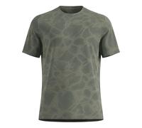Odlo Zeroweight Engineered Chill-Tec Maillot De Course Hommes - Vert Olive, Taille L