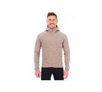 Veste de ski de fond ODLO Mid layer hoody full zip - ZEROWEIGHT INSULATOR (cinder) homme L