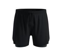 Odlo Zeroweight Print 5in 2in1 Short de running Hommes-noir, Taille S