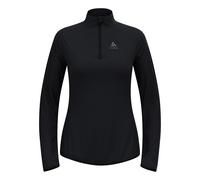 Odlo Maillot de course Zeroweight Warm Mid Layer 1/2 Zip Femme Noir XL