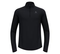 Odlo Zeroweight Warm Mid Layer 1/2 Zip Maillot De Course Hommes - Noir, Taille XL