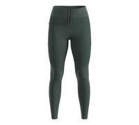 Odlo Zeroweight Warm Reflective Collant De Course Femmes-Vert Olive, Taille XL