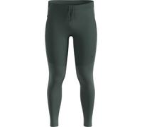 Odlo Collant de running Zeroweight Warm 2.0 réfléchissant Homme Vert Taille L