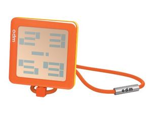 ODM - DD102-6 - Montre Pendentif Mixte - Quartz Digitale - Collier Silicone Orange