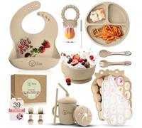 O'doe™ Vaisselle Bebe, Set Coffret Repas Bebe 15 Pièces