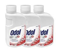 Odol med 3 Bain de bouche et de gencives sans alcool, paquet de 3 125ml