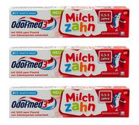 Odol Med 3 Pâte Dentifrice Pour Enfants 3x 50ml 0,5-5 Ans -1000ppm Fluor
