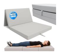 ODOL-PLUSZ Matelas pliant, matelas d'invité et de voyage, gris, 80 x 200 x 10 cm