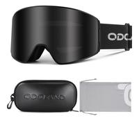 Odoland Lunettes de Ski pour Homme Femme Adolescent, Masque Ski de Snowboard Cylindriques pour Adulte, Lunettes de Protection Compatibale de Casque de Ski, pour Ski Snowboard Moto Sports d'Hier