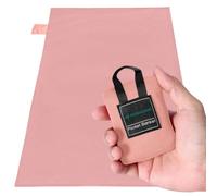 Odoland Tapis de Plage, Couverture de Plage en Nano, Imperméable Leséclaboussures, Tapis de Pique-Nique Anti Sable,70 * 110cm, Portable Léger pour Camping, Picnic, Voyage ect, Rose