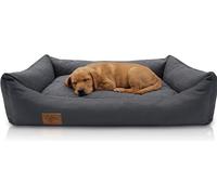Odolplusz Lit pour chien XXL 100 x 70 cm - Housse amovible et imperméable - Panier confortable pour chiens de grande et moyenne taille - Lavable et robuste