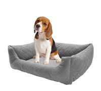 Odolplusz Lit pour chiens et chats - Canapé pour chien avec bords surélevés - Disponible en deux tailles - Gris, S (58 x 47 cm)