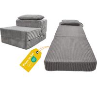 Odolplusz matelas confortable pour invités | Matelas pliant avec oreiller | Matelas pliant avec niveau de fermeté universel | 70 x 200 x 15 cm , graphite