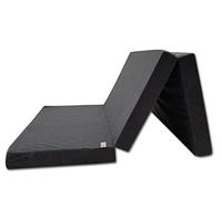 Odolplusz Matelas pliable compatible avec VW Caddy 3,4,5 | Matelas pliable en 3 parties | 120 x 200 cm | Dormir dans la voiture (gris)